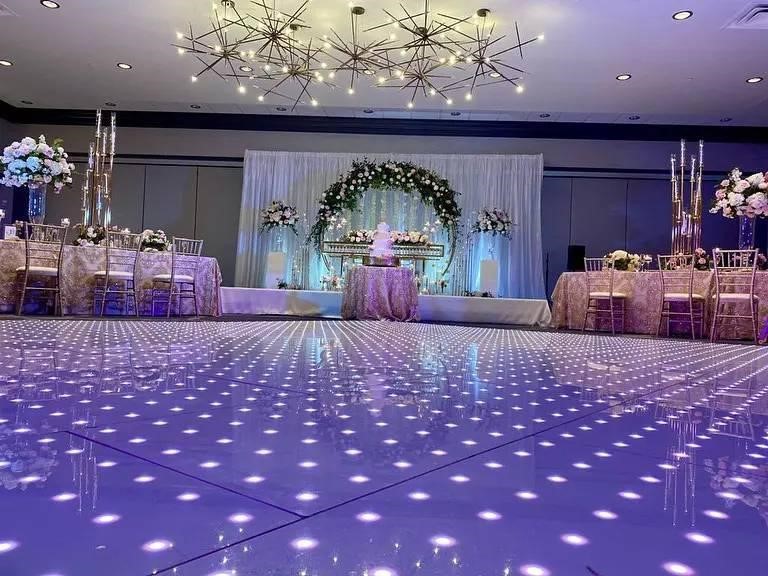 led dancefloors for wedding in barrie ontario